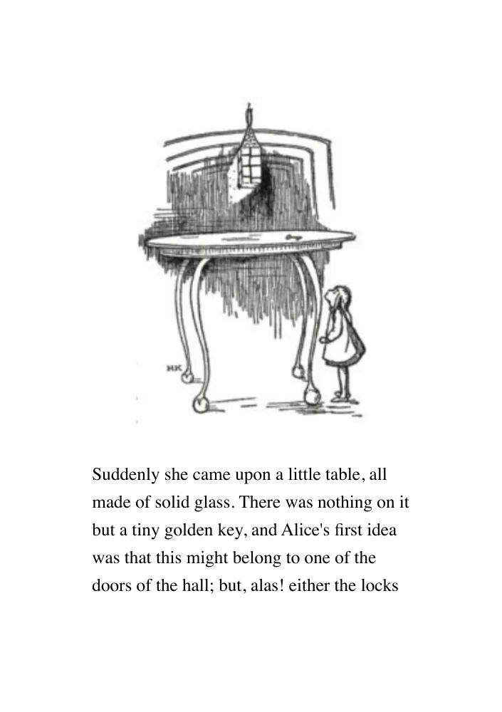 The same Alice passage converted to a reflowable EPUB
